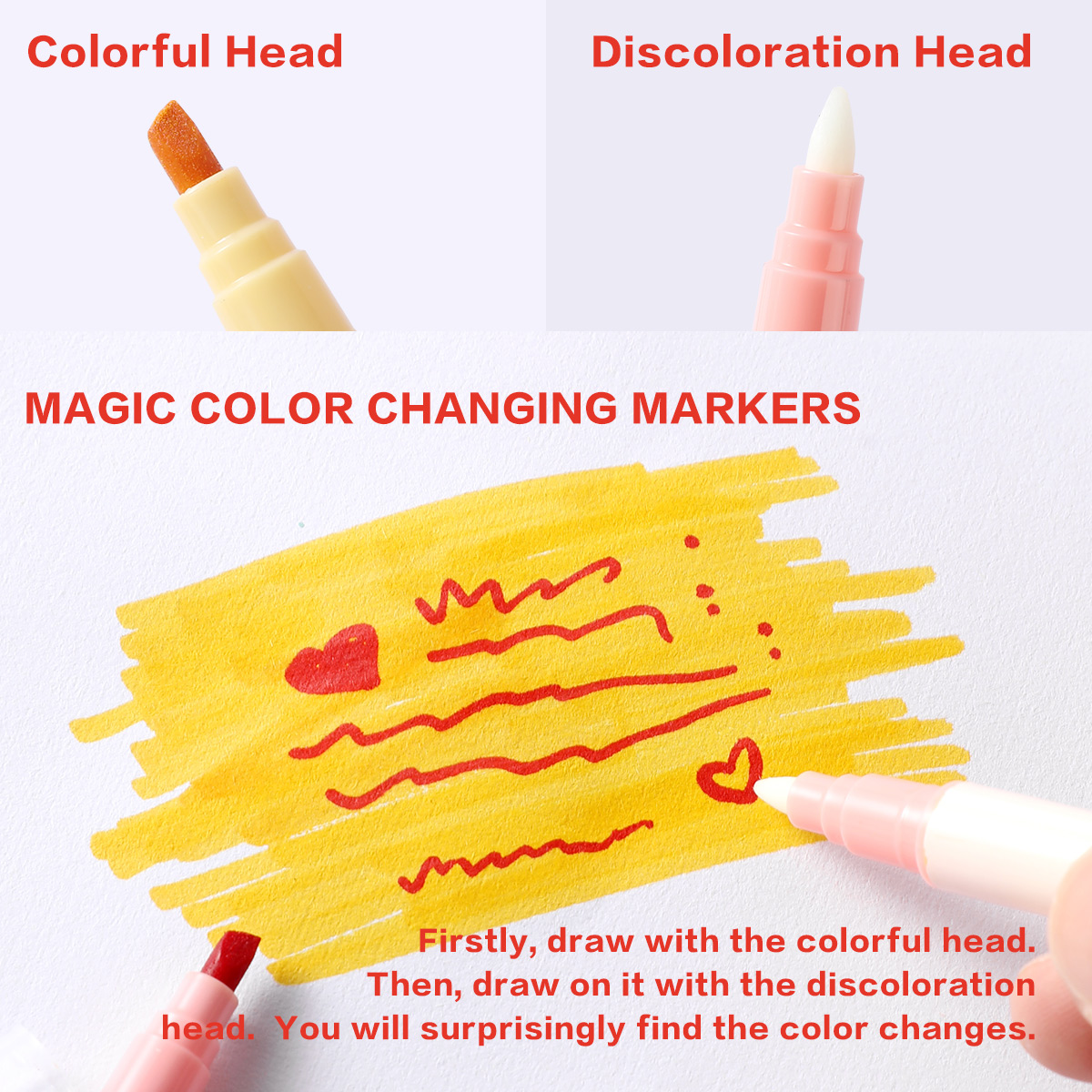 12pcs Double-ended Magic เปลี่ - Pastel Highlighter Set Double Ended บทวิจารณ์และราคา