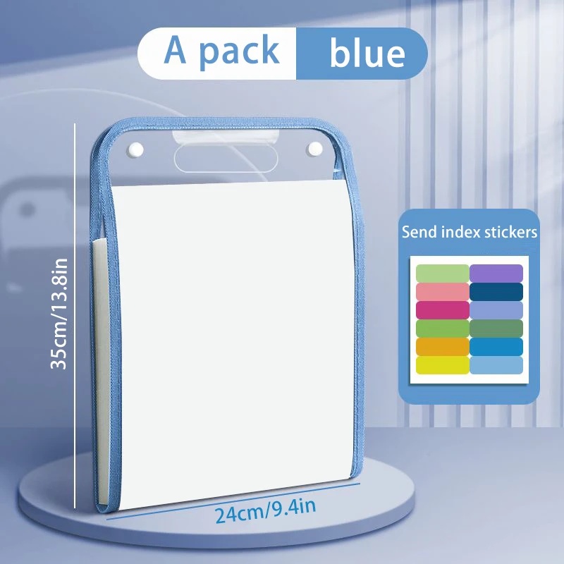1 ชุด แฟ้มจัดระเบียบเอกสารแบบพ - Expandable Accordion File Folder 13 Pockets บทวิจารณ์และราคา