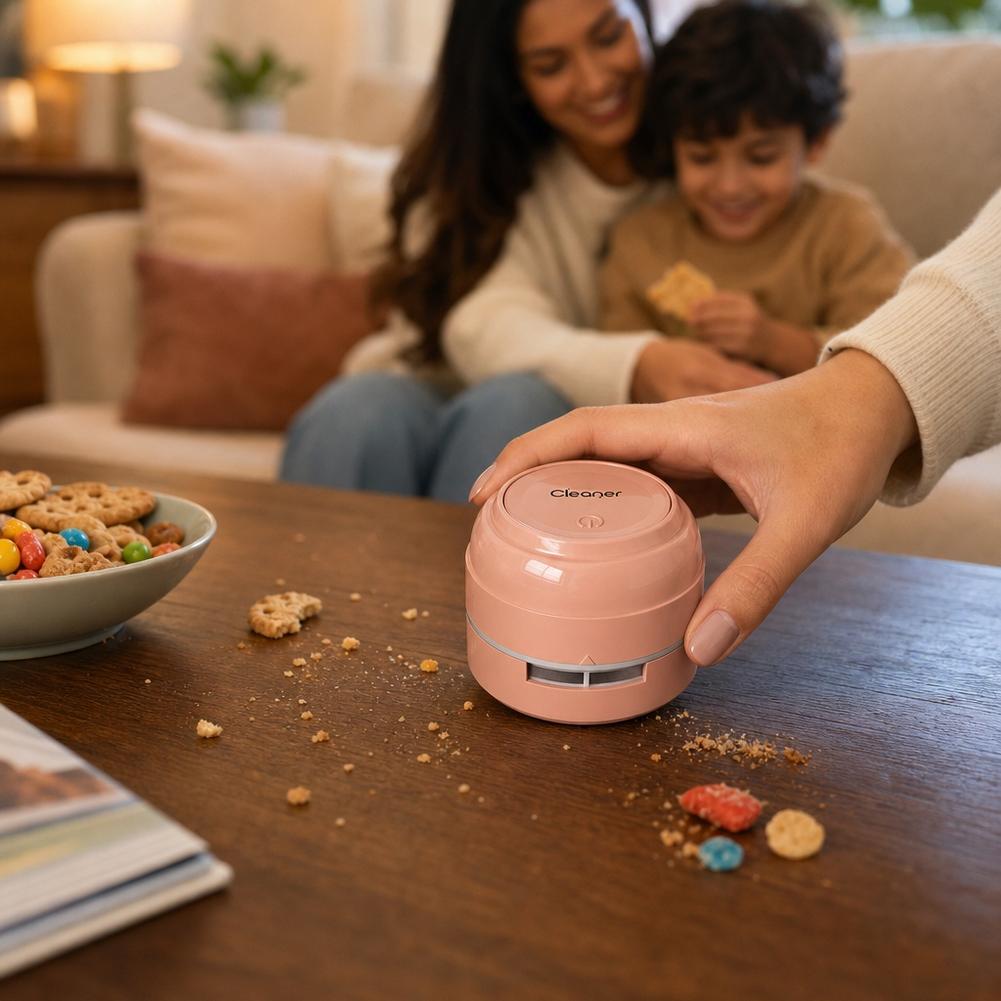 เครื่องดูดฝุ่นตั้งโต๊ะขนาดเล็ก - Mini Desktop Vacuum Cleaner For Eraser Dust บทวิจารณ์และราคา